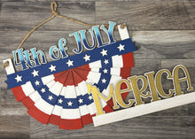 Load image into Gallery viewer, Patriot Bunting - Interchangeable sign - DIY Kit
