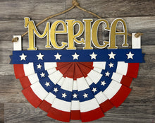Load image into Gallery viewer, Patriot Bunting - Interchangeable sign - DIY Kit
