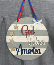 Load image into Gallery viewer, God Bless America - Door Hanger - DIY Kit
