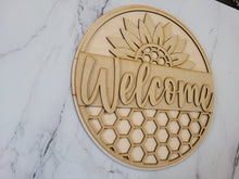 Load image into Gallery viewer, Sunflower Welcome - Door Hanger - DIY Kit
