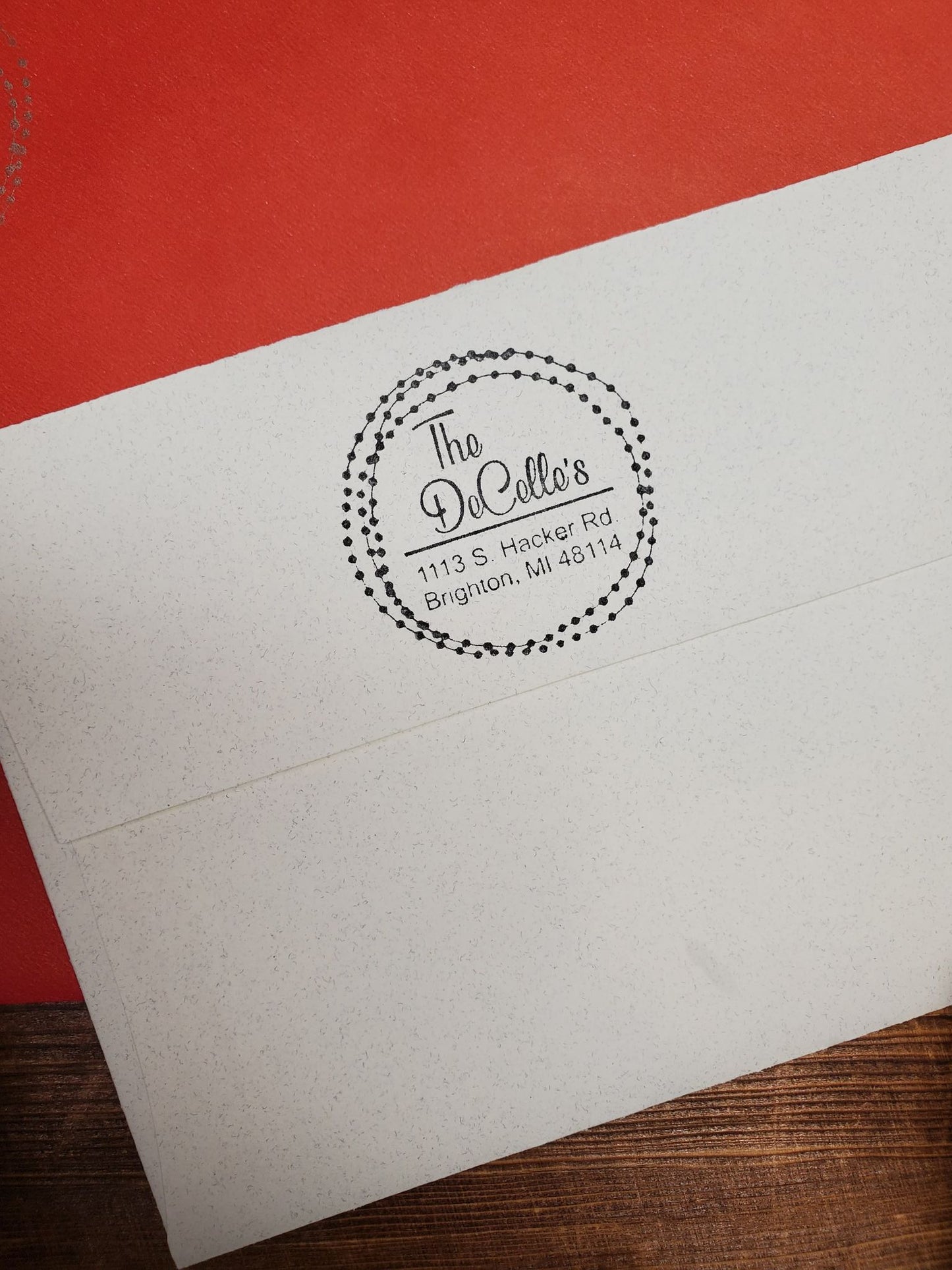 Holiday Address Stamp