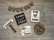 Load image into Gallery viewer, Farmhouse - Tiered Tray - DIY Kit

