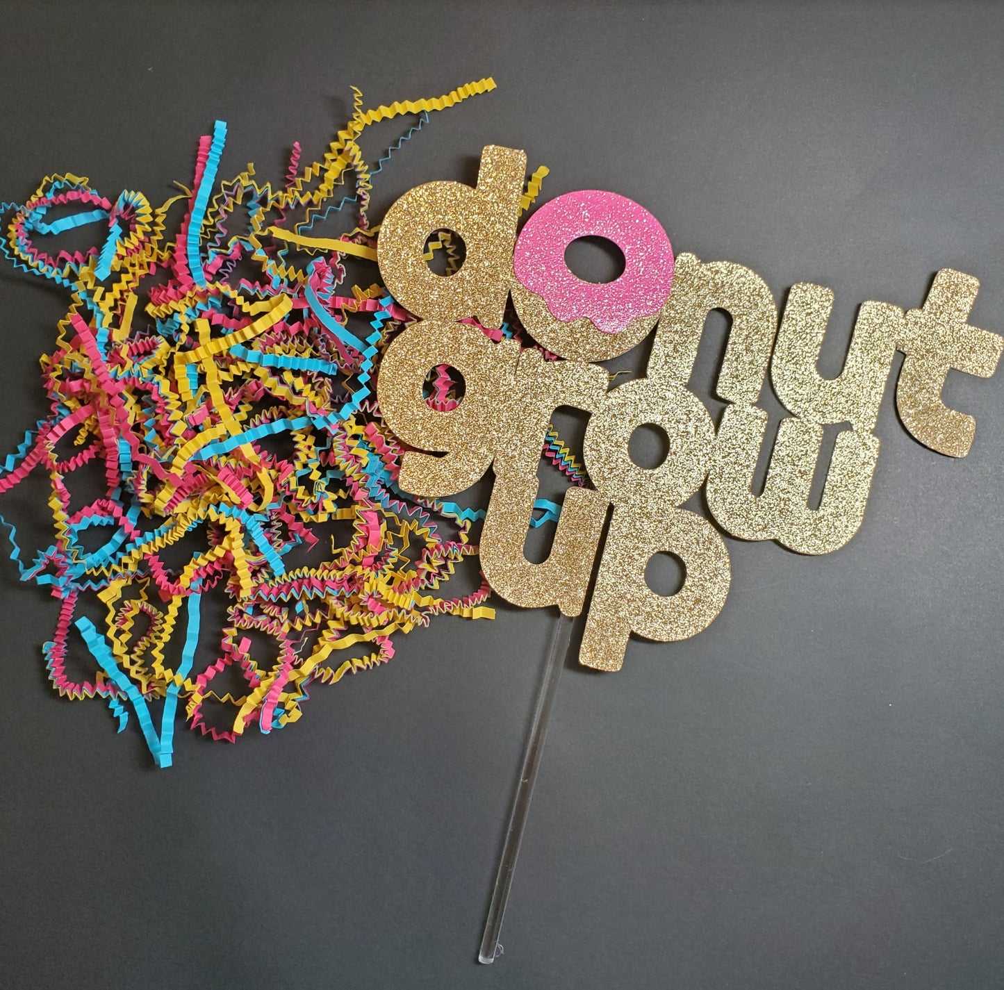 Donut Grow Up Cake Topper || Donut ||Sweets || Baby || Kid Birthday