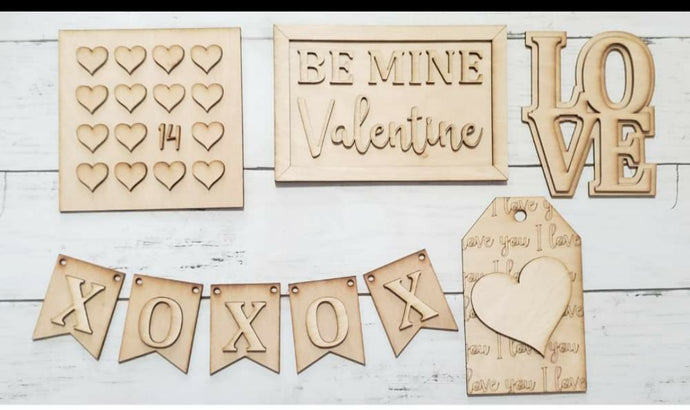 Valentine's Day - Tiered Tray - DIY Kit