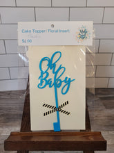 Load image into Gallery viewer, 3D printed Oh Baby - Teal Topper
