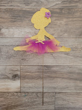 Load image into Gallery viewer, Ballerina Birthday Topper - Purple
