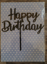 Load image into Gallery viewer, Happy Birthday - Acrylic Cake Topper
