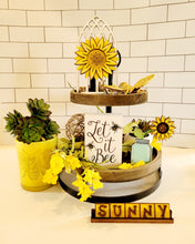 Load image into Gallery viewer, Sunflower - Tiered Tray - DIY Kit
