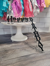 Load image into Gallery viewer, Happy Birthday - Acrylic Waterfall - Cake Topper
