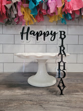 Load image into Gallery viewer, Happy Birthday - Acrylic Waterfall - Cake Topper
