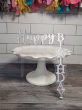 Load image into Gallery viewer, Happy Birthday - Acrylic Waterfall - Cake Topper

