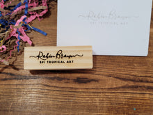 Load image into Gallery viewer, Custom Rubber Stamp || Please READ description || **YOU DESIGN**
