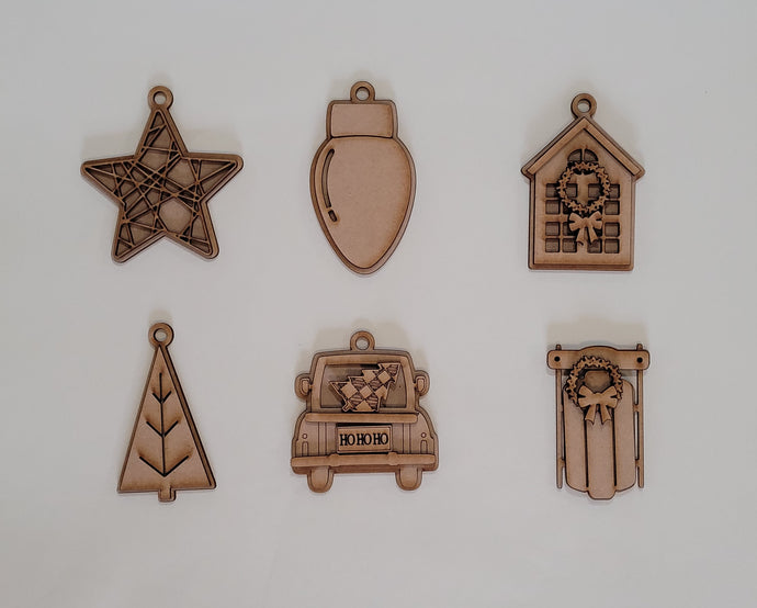 Classic Christmas Ornaments- DIY Kit