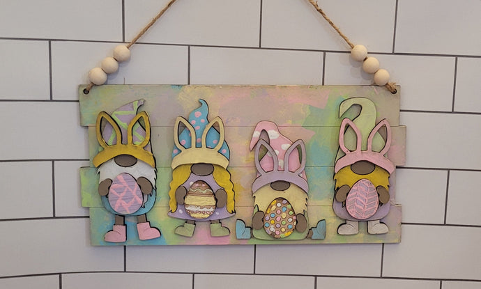 Easter Gnomes - Shelf Sitter Decor - DIY KIT