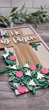 Load image into Gallery viewer, He is Risen - Rectangular Door Hanger - DIY Kit
