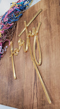 Load image into Gallery viewer, Forty - Signature Font - Acrylic Cake Topper
