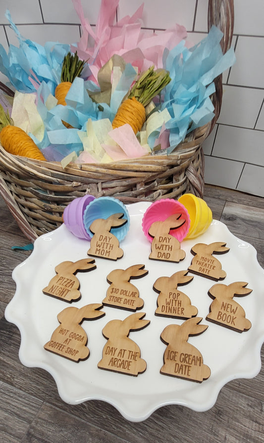 Bunny Easter Egg Tokens