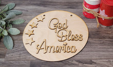 Load image into Gallery viewer, God Bless America - Door Hanger - DIY Kit
