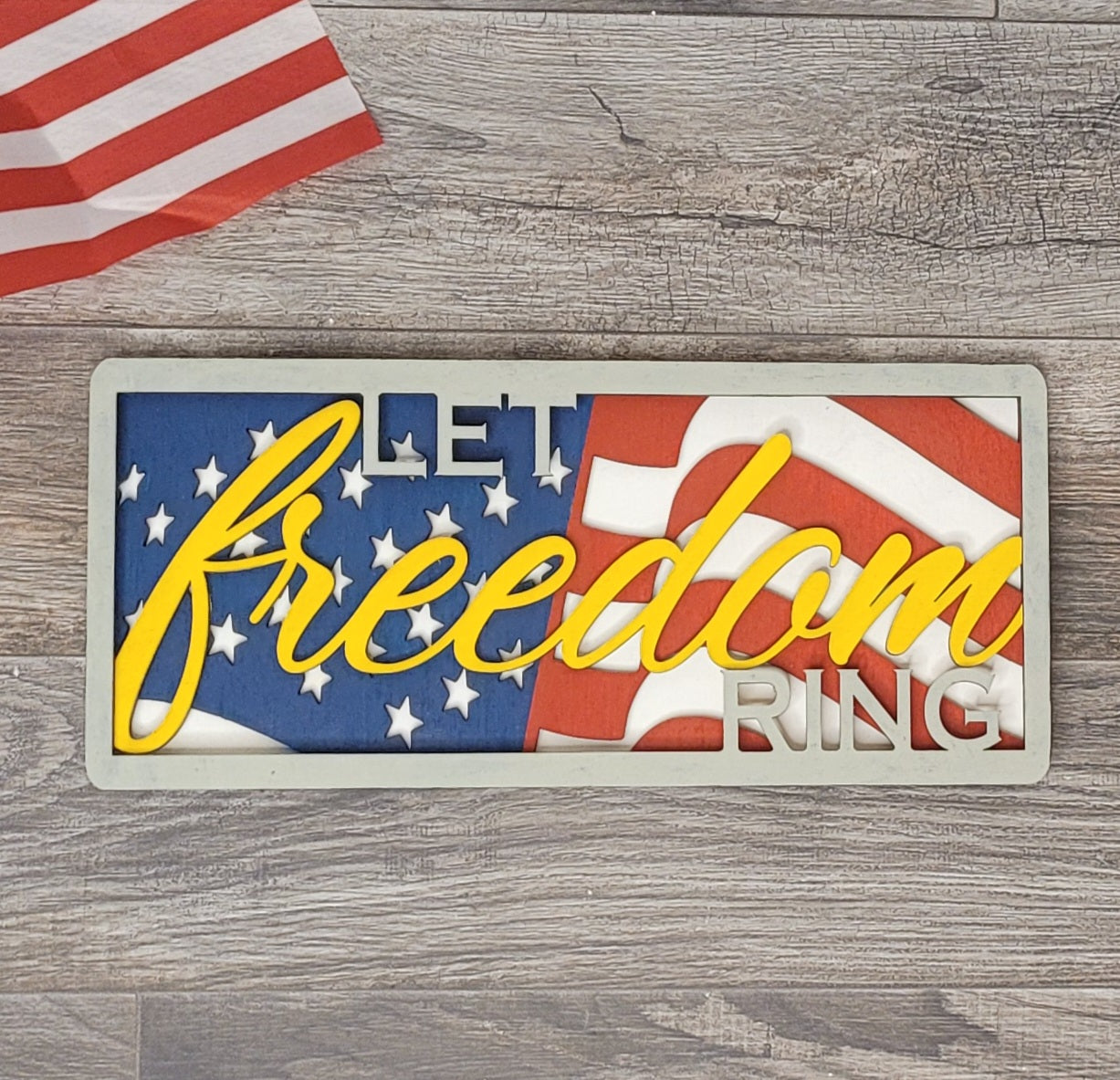 Let Freedom Ring - Shelf Sitter - DIY Kit
