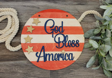 Load image into Gallery viewer, God Bless America - Door Hanger - DIY Kit
