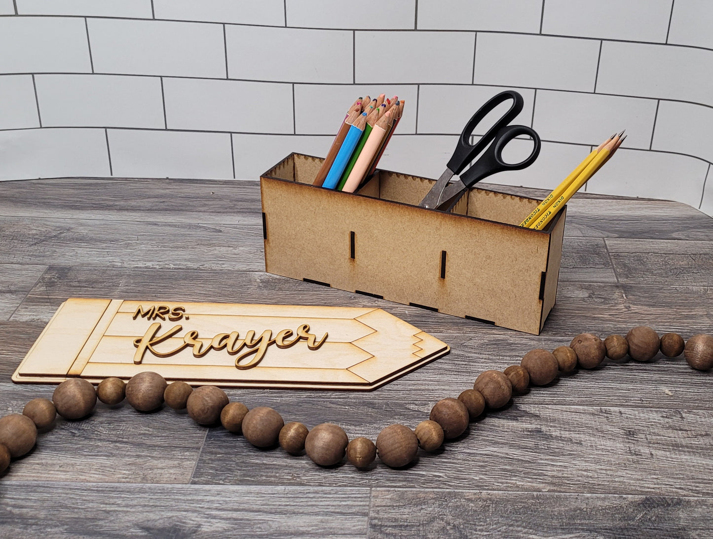 Personalized Pencil Holder - Teacher gift