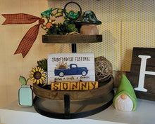 Load image into Gallery viewer, Sunflower - Tiered Tray - DIY Kit
