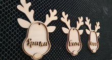 Load image into Gallery viewer, Personalized Reindeer- Ornaments
