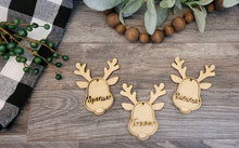 Load image into Gallery viewer, Personalized Reindeer- Ornaments
