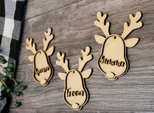 Load image into Gallery viewer, Personalized Reindeer- Ornaments
