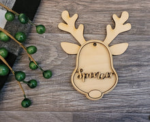 Load image into Gallery viewer, Personalized Reindeer- Ornaments
