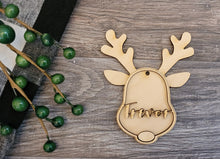 Load image into Gallery viewer, Personalized Reindeer- Ornaments

