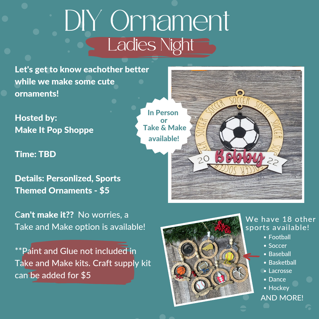LFC 2012 Soccer Moms - Personalized Sports Ornaments