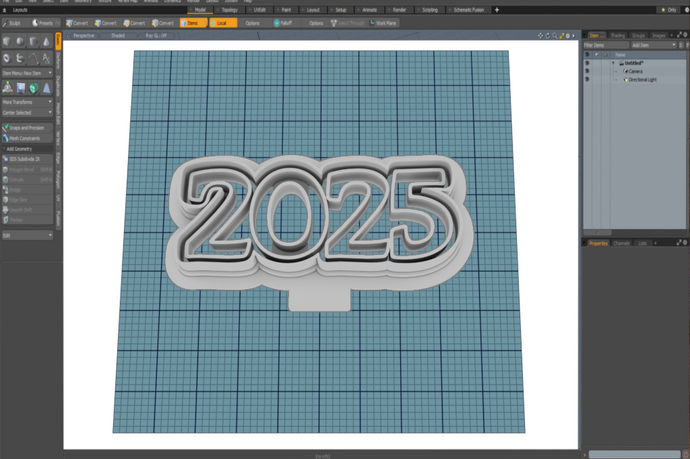 Class of 2025 - Outline Cutter STL File