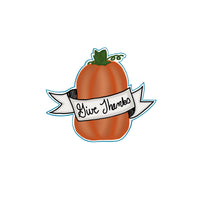 Load image into Gallery viewer, Pumpkin with Banner Cutter
