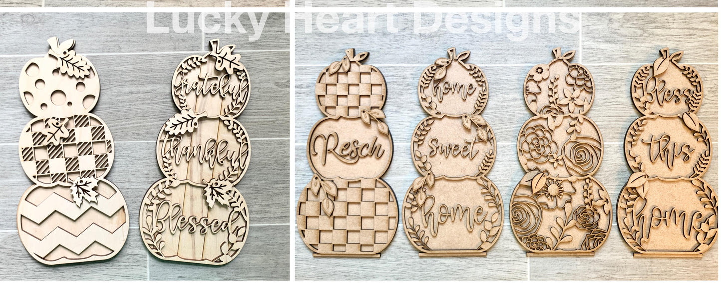 Stacked Pumpkins - DIY Kit