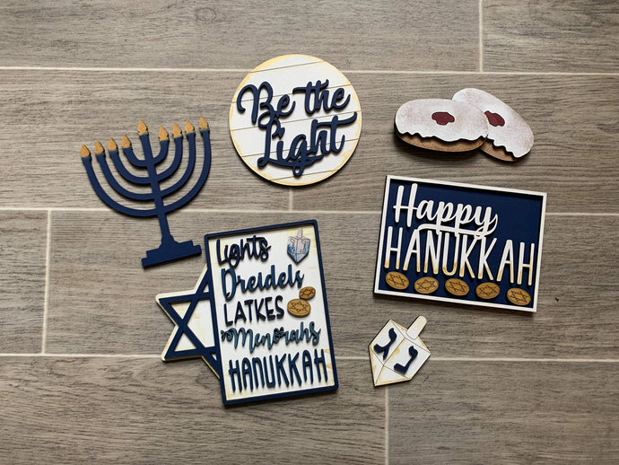 Hanukkah - Tiered Tray - DIY Kit