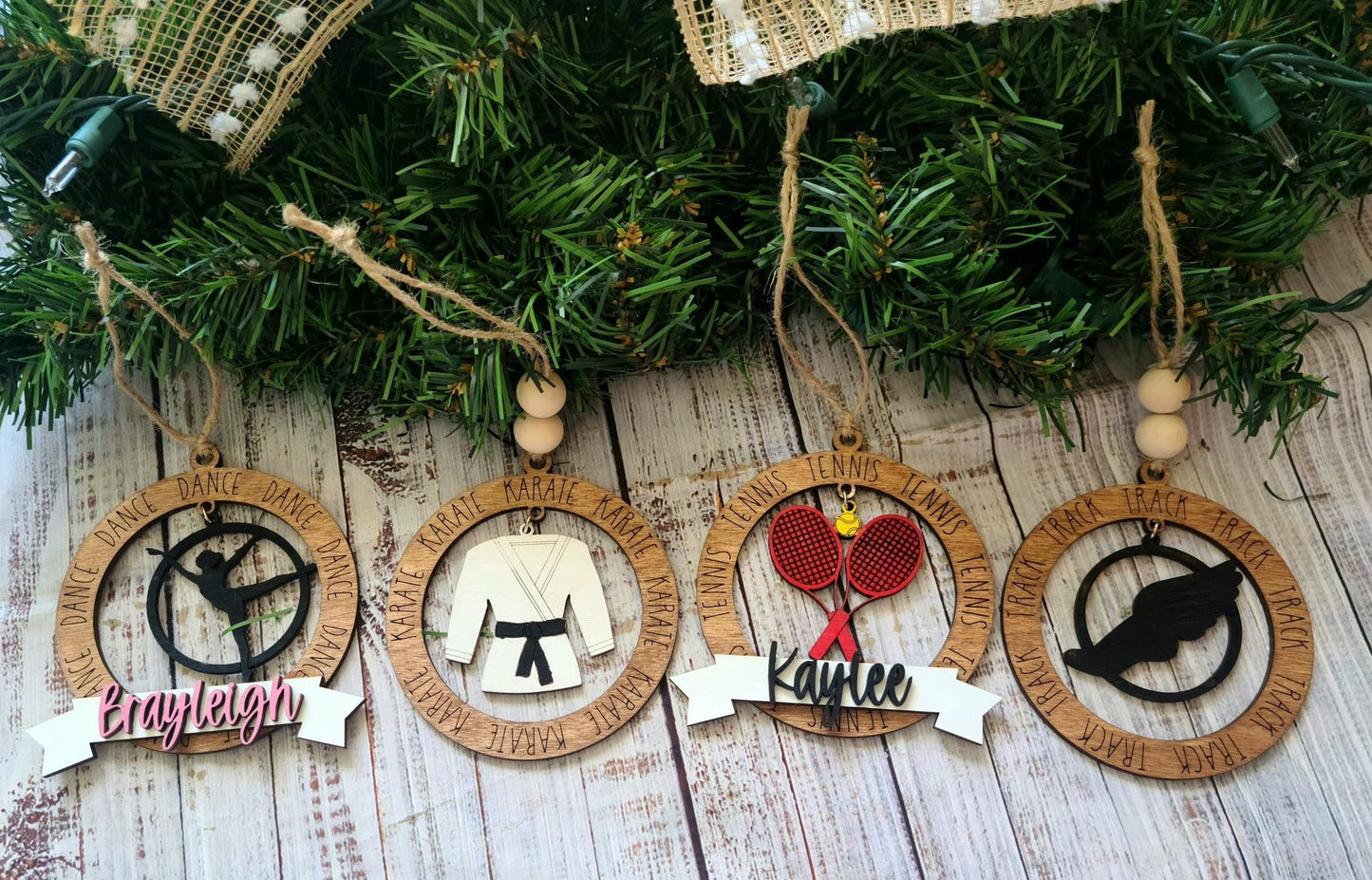 Personalized Sports - Dangle Ornament