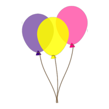 Load image into Gallery viewer, 3 Balloons Cutter STL File
