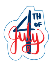 Load image into Gallery viewer, 4th of July (wording) STL File
