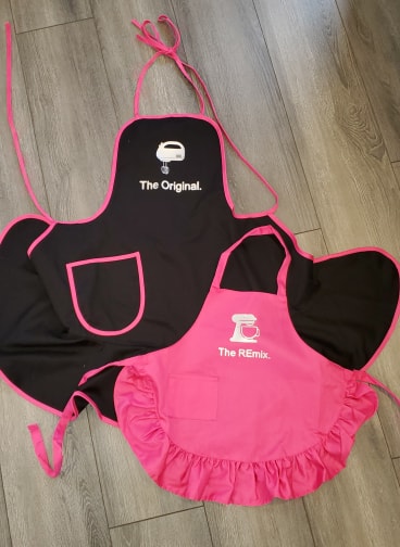 The Original & REmix Apron Set – Make It Pop Shoppe
