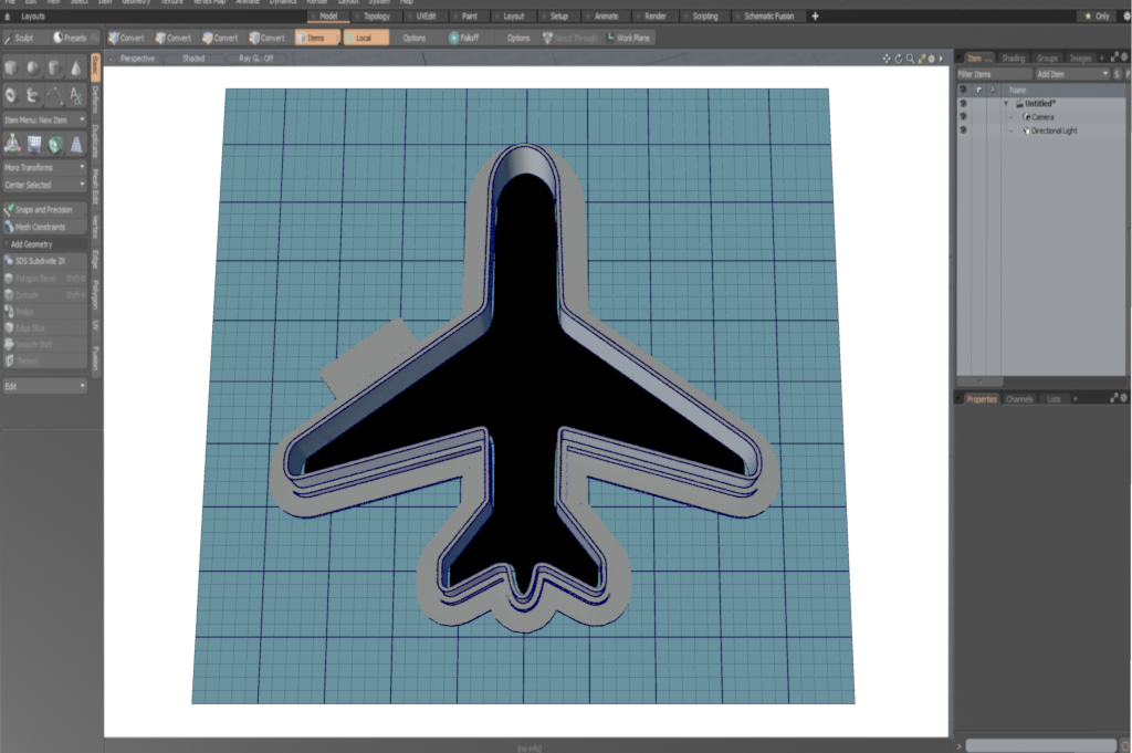 Airplane - Top View Cutter