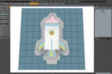 Load image into Gallery viewer, Baby Bottle Rocket Cutter STL File
