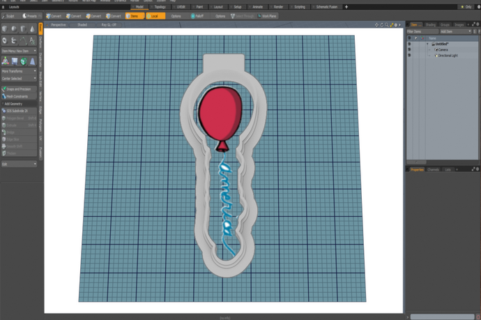 America Balloon Cutter STL File