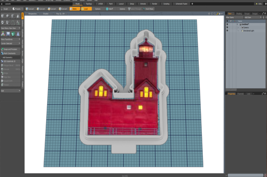 Big Red - Lighthouse Cutter STL File