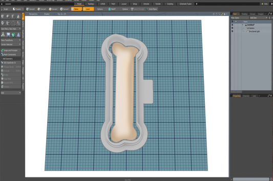Femur Bone Cutter STL File