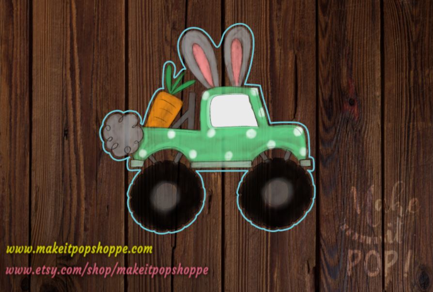 Bunny Monster Truck Cutter