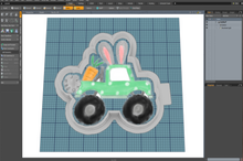 Load image into Gallery viewer, &quot;Kip&quot; Bunny Monster Truck Cutter STL File
