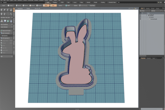 Bunny One Cutter STL File