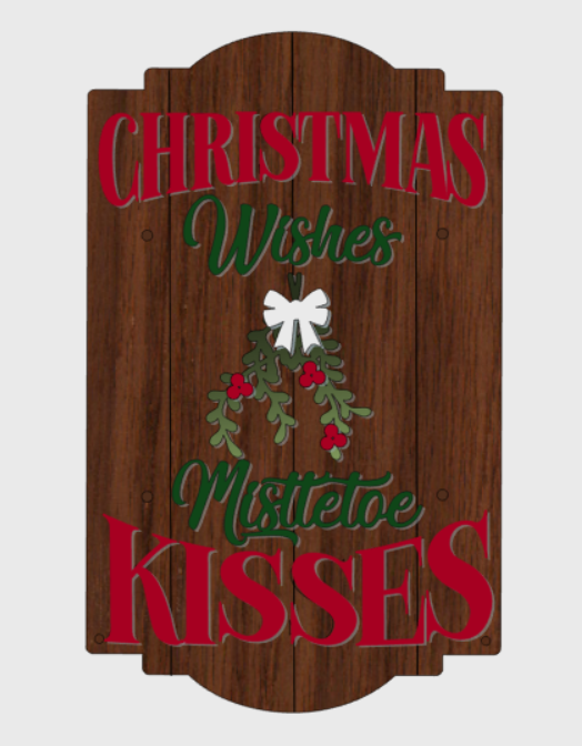 Christmas Wishes - Door Hanger - DIY Kit