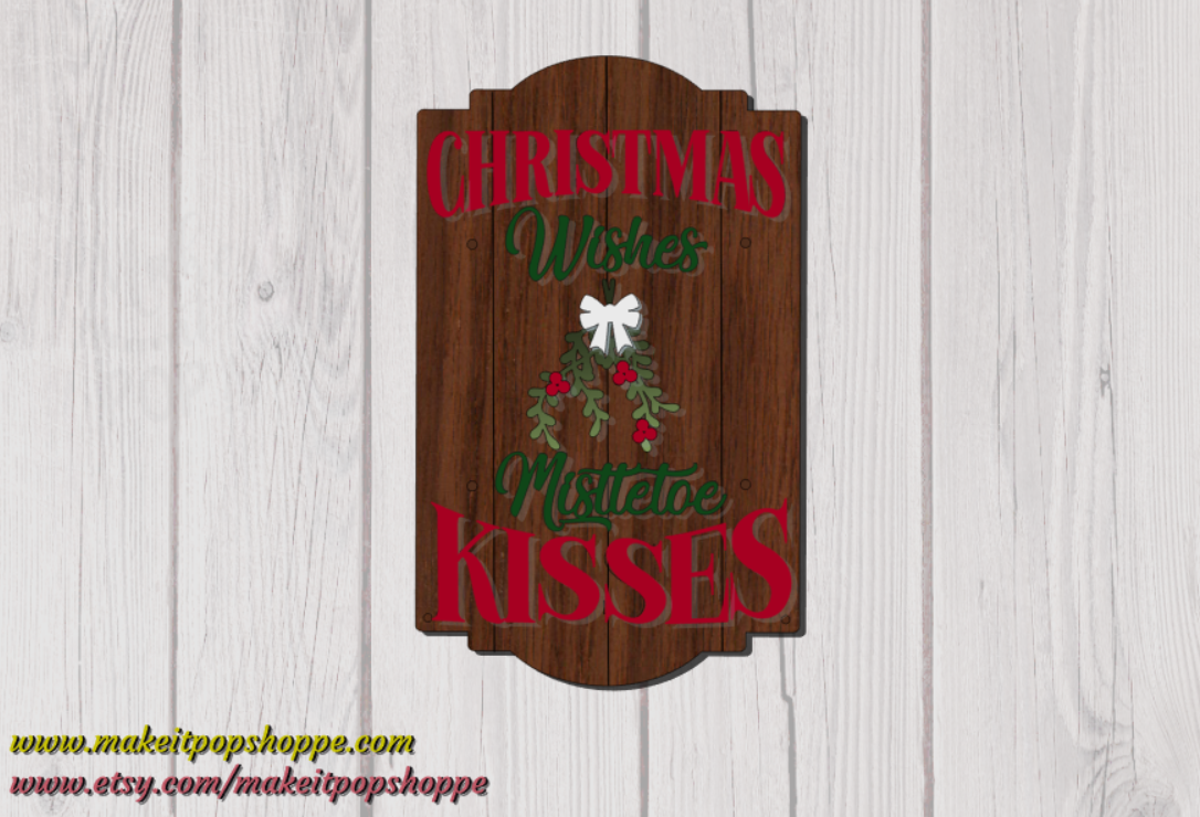 Christmas Wishes - Door Hanger - DIY Kit